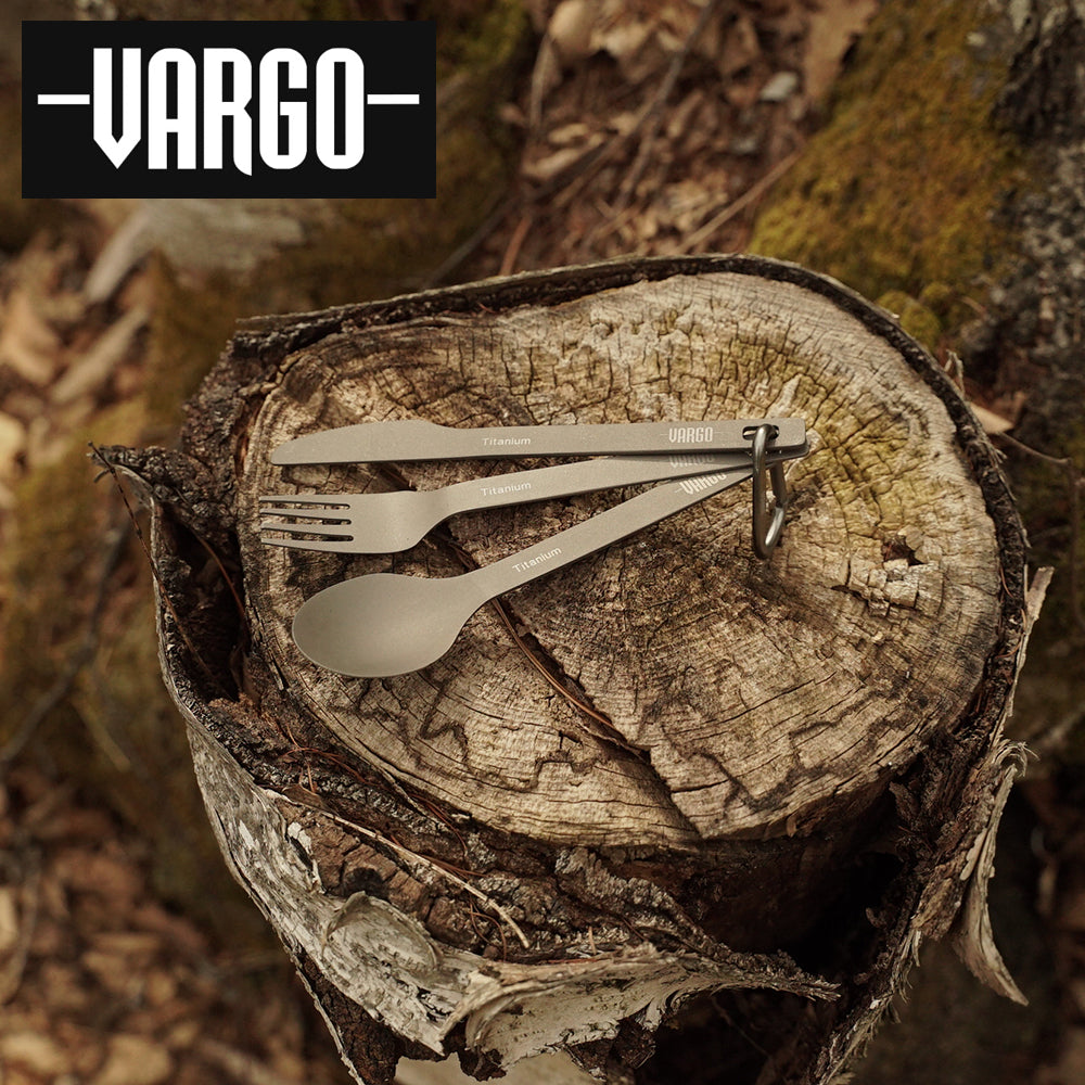 VARGO Titanium Cutlery Set / バーゴ チタニウムカトラリーセット