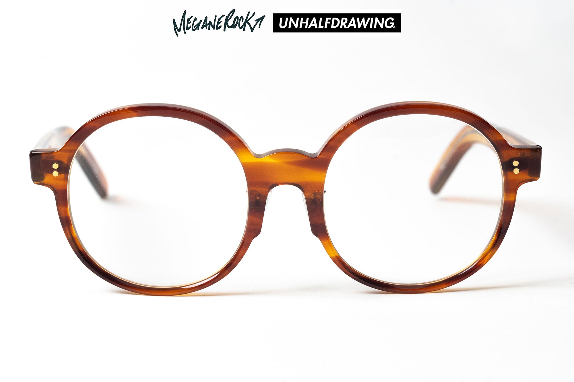 UNHALFDRAWING 越前 眼鏡 見在 Bézier 21 アニメガネ