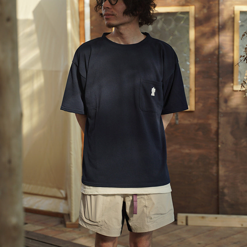 UNHALFDRAWING Seed Stich Pocket T Shirts (ひとがた修祓)