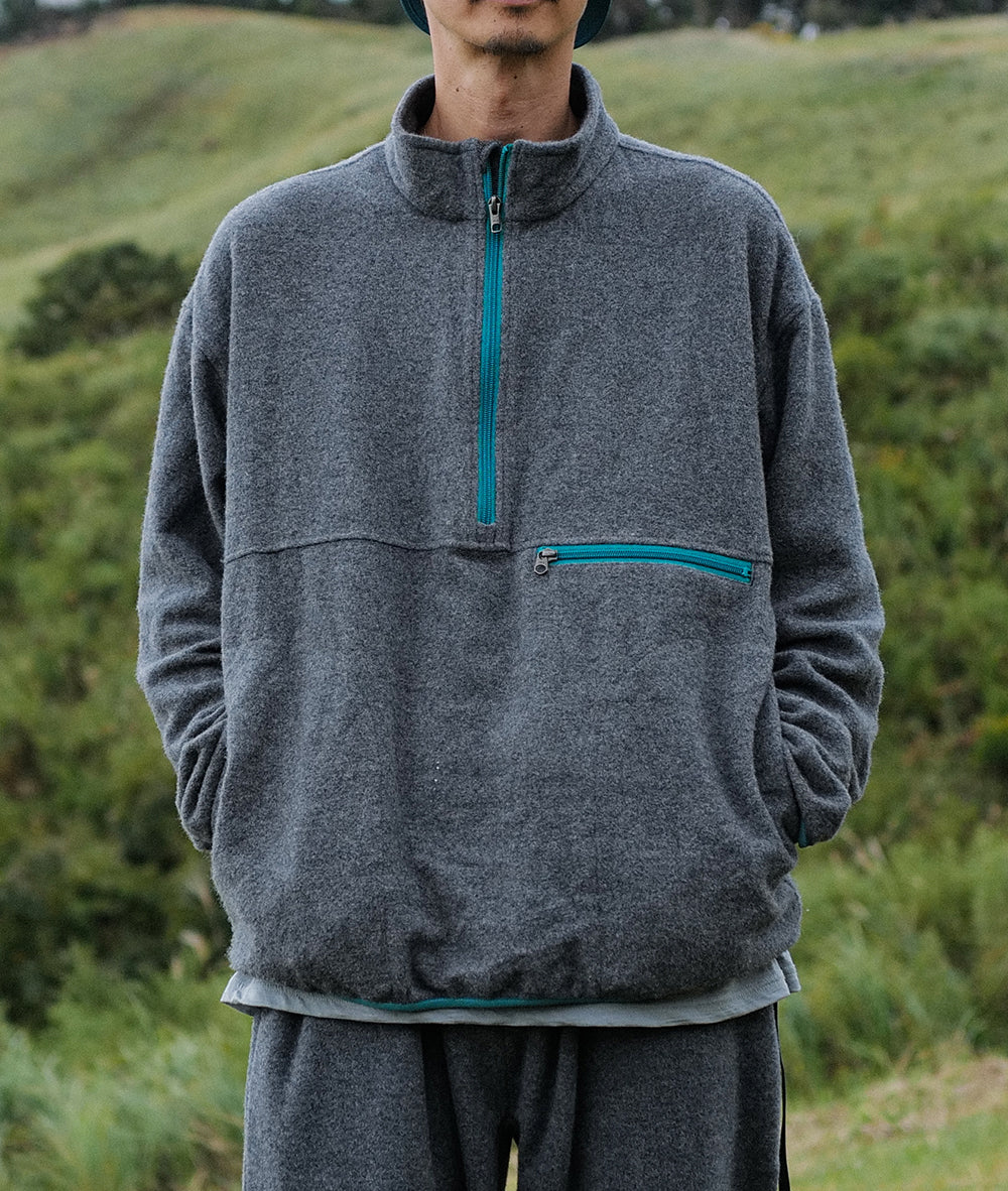 AXESQUIN × Moonlightgear WOOL FLEECE PULLOVER 軽Edition