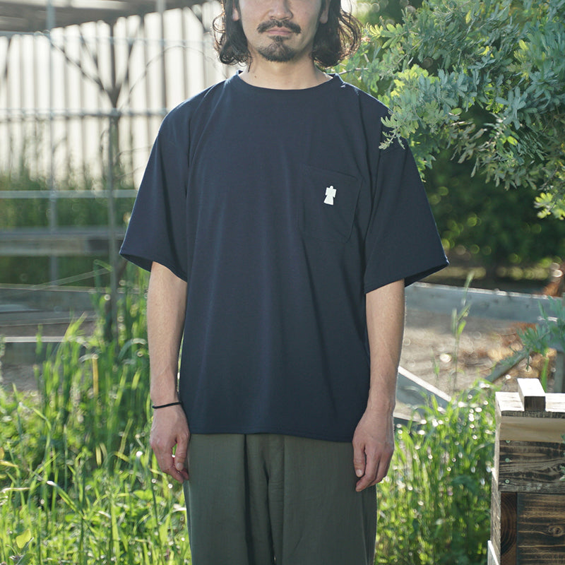 UNHALFDRAWING Seed Stich Pocket T Shirts (ひとがた修祓)