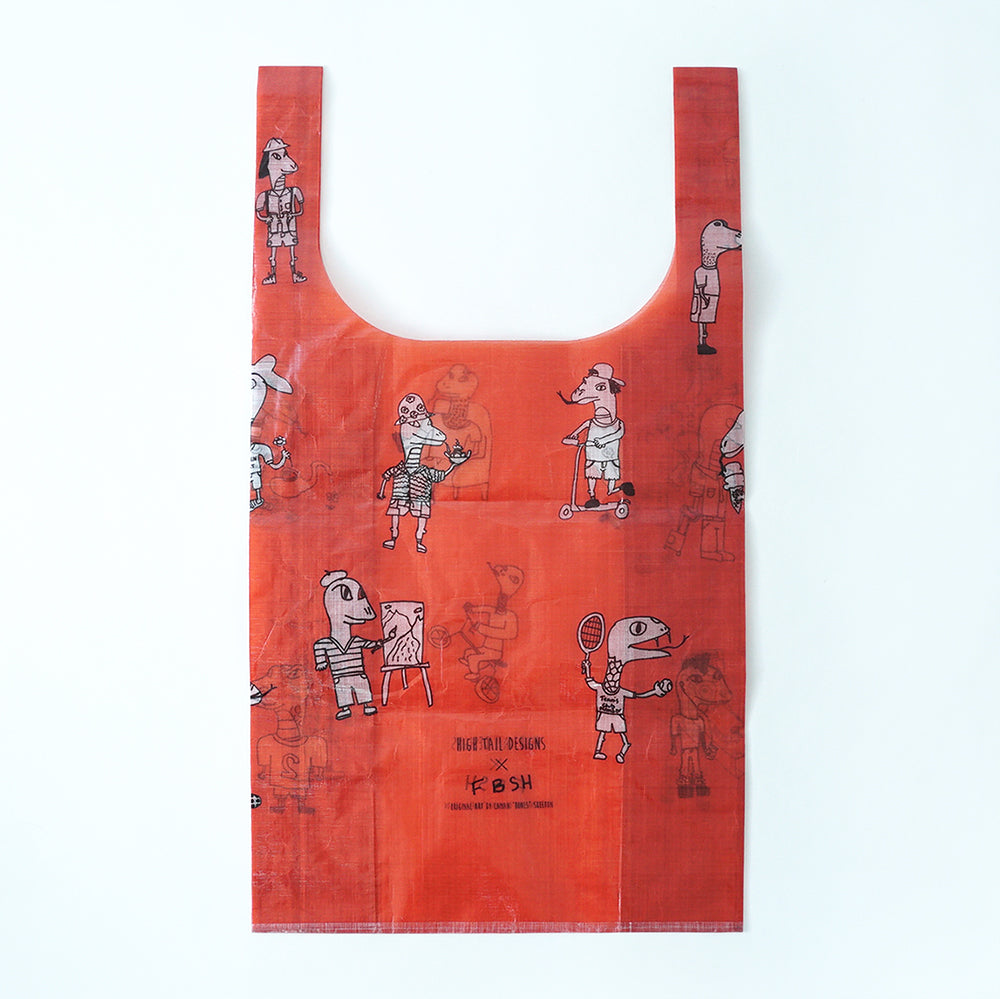HIGH TAIL DESIGNS × ARTcollaboration / Ultralight Shopping Bag