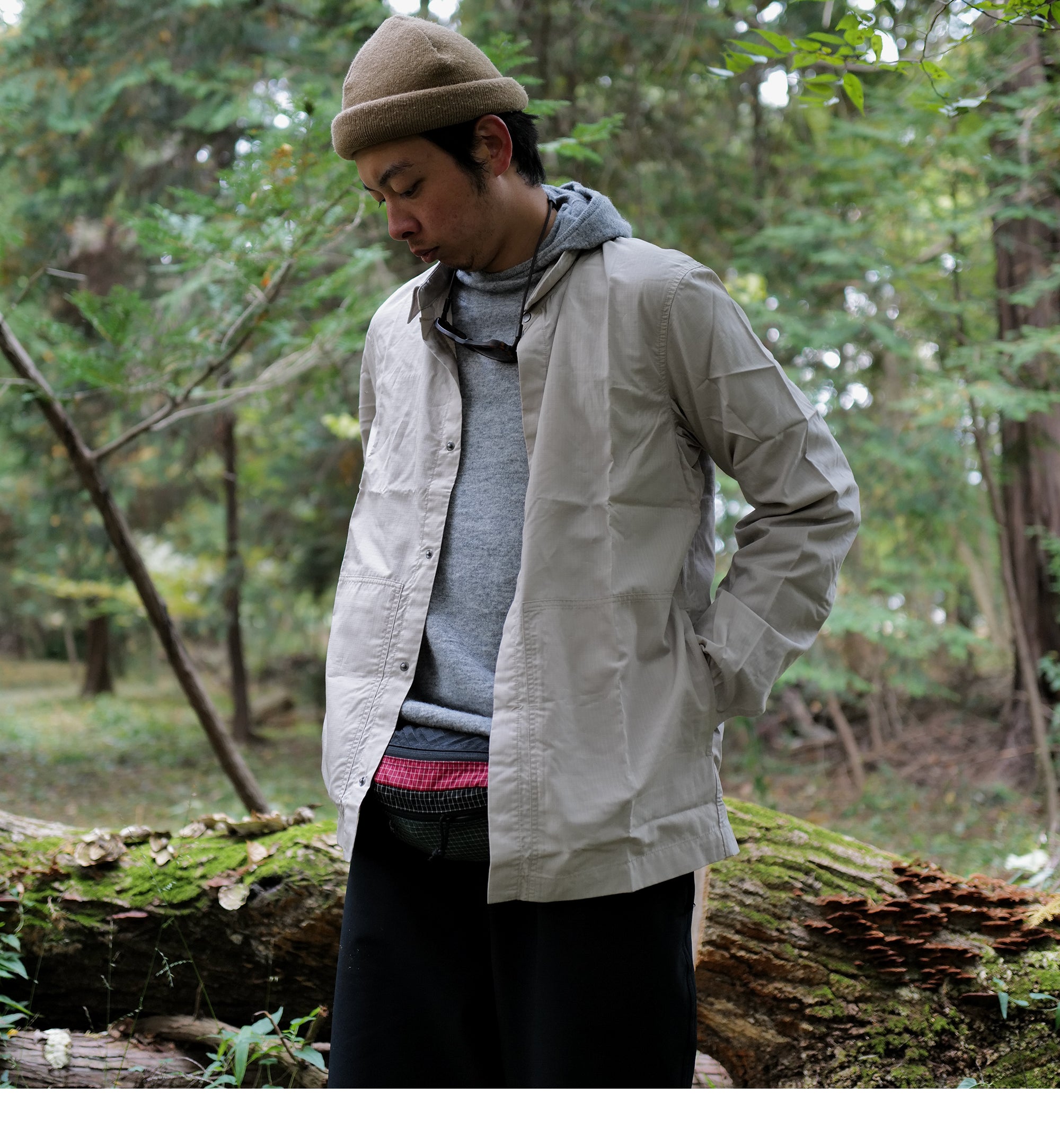 ▲モデル身長 182cm 体重71kg Lサイズ着用