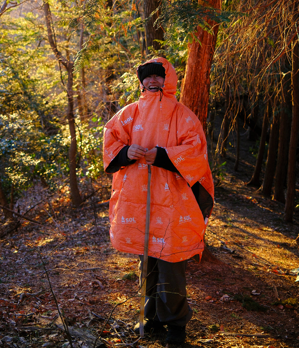 SOL inslated poncho / SOL エスケープインスレーテッドポンチョ
