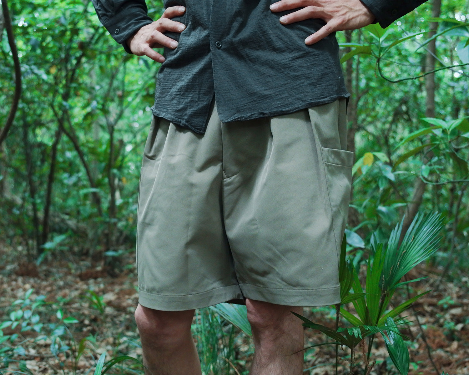 MOONLIGHTGEAR Take Shorts Earth Brown S - ショートパンツ