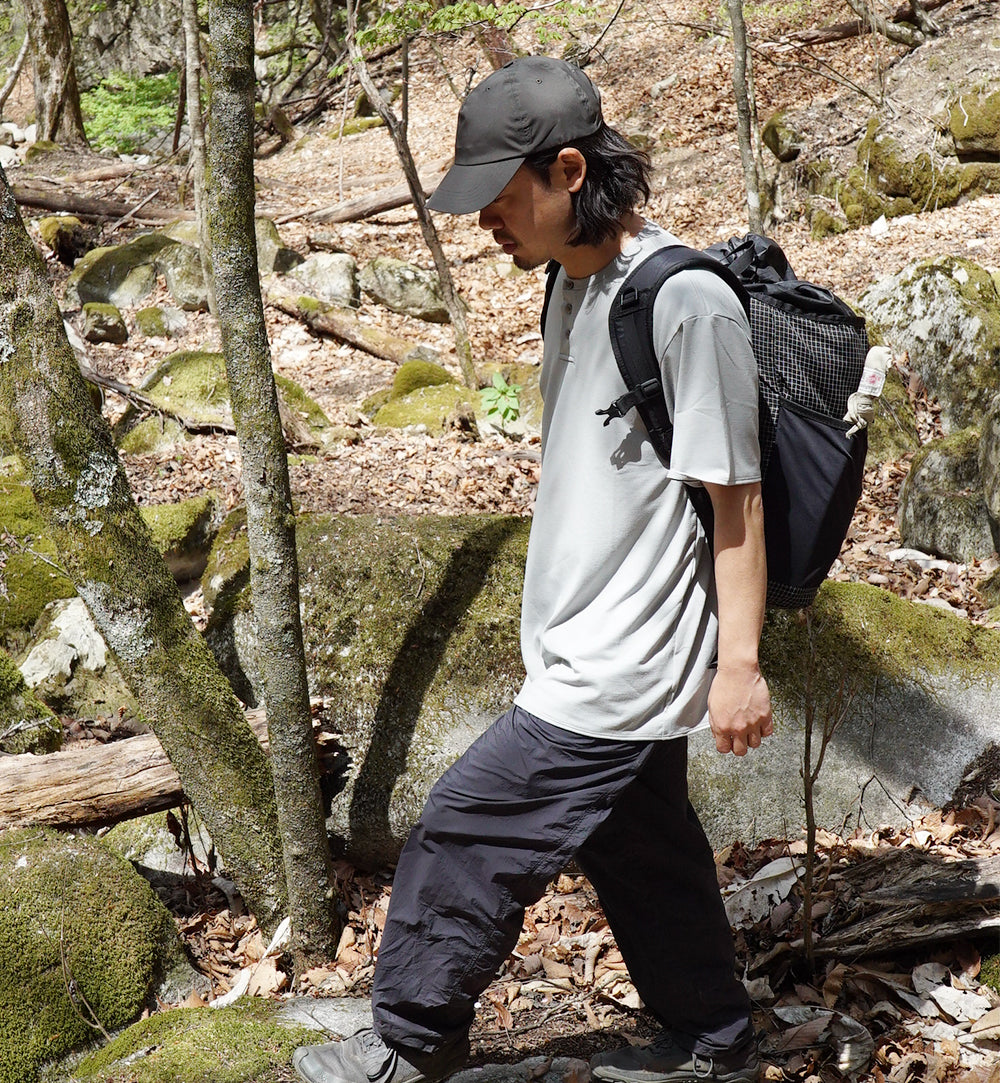 BRING / WUNDERWEAR IMMERSION HENRY NECK T-SHIRT