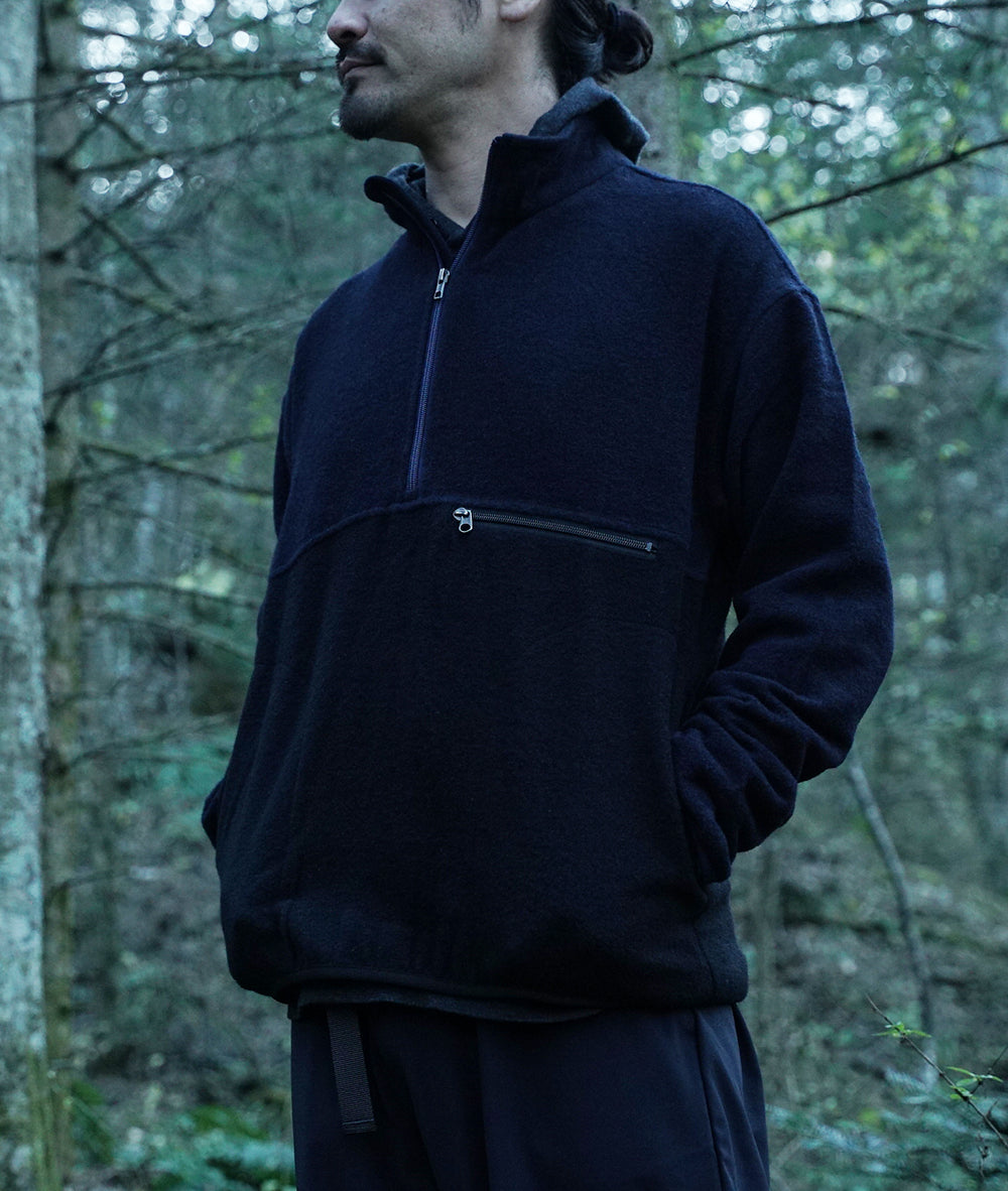 AXESQUIN × Moonlightgear  WOOL FLEECE PULLOVER 軽Edition