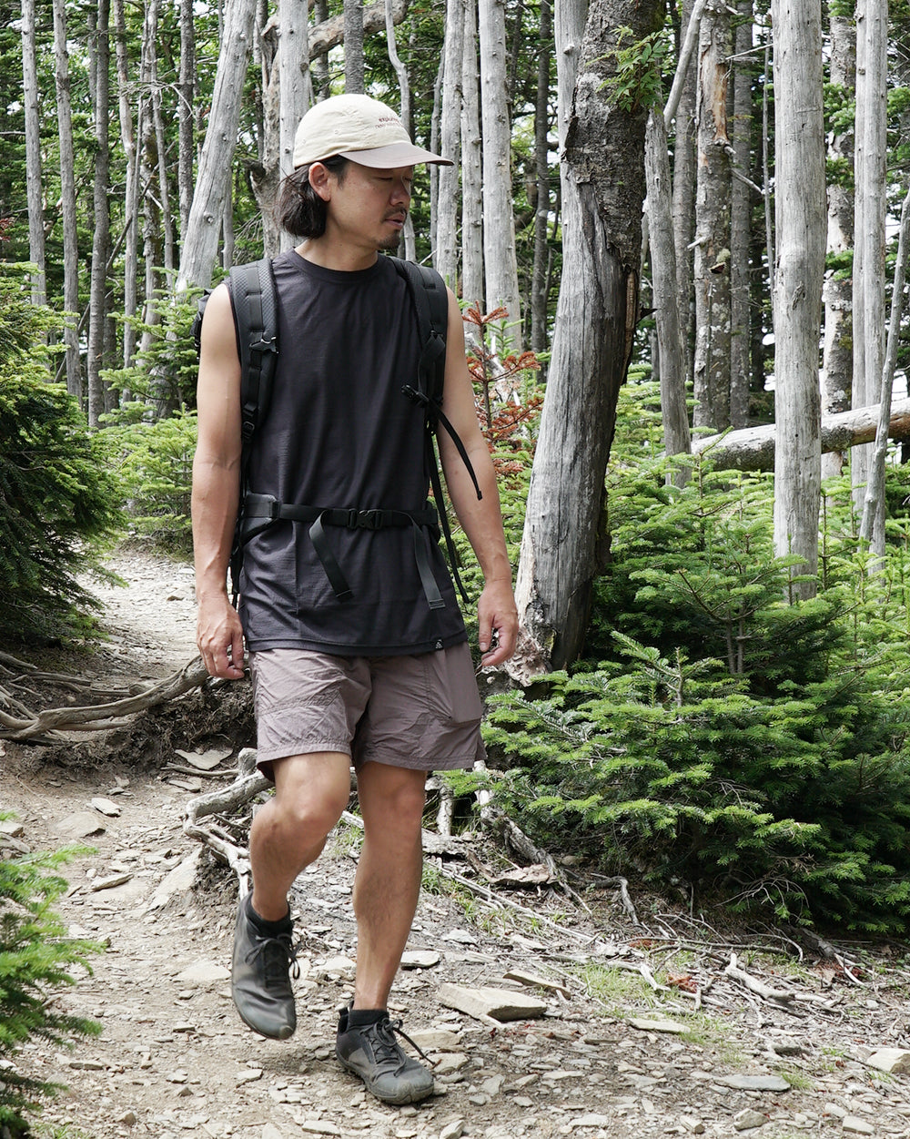 STATIC RAW SLEEVELESS SHIRTS / スタティック ラウスリーブレスシャツ