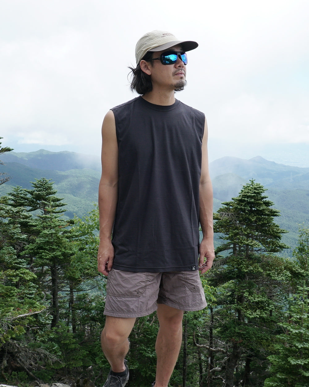 STATIC RAW SLEEVELESS SHIRTS / スタティック ラウスリーブレスシャツ
