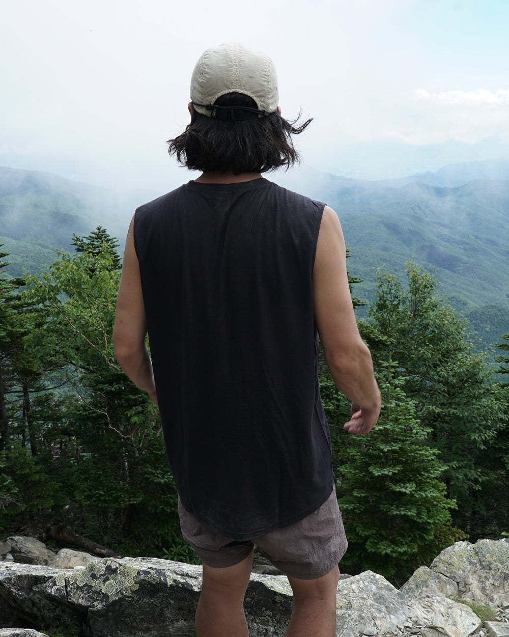 STATIC RAW SLEEVELESS SHIRTS / スタティック ラウスリーブレスシャツ