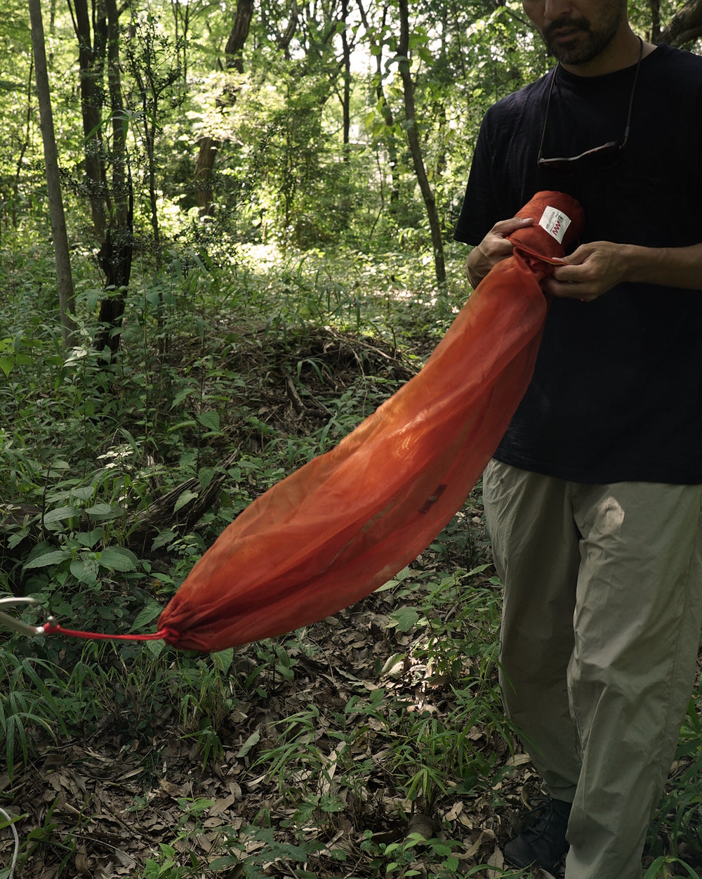 JINDAIJI MOUNTAIN WORKS × Moonlightgear / Cloud Mesh Hammock 軽Edition