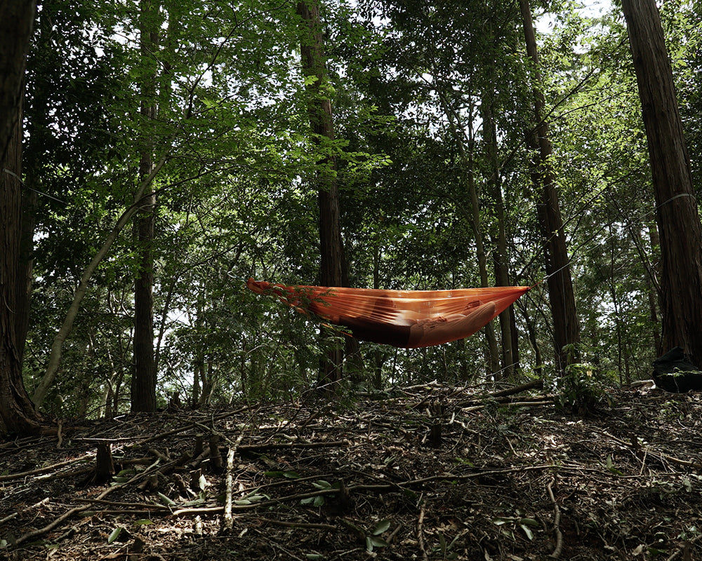 JINDAIJI MOUNTAIN WORKS × Moonlightgear / Cloud Mesh Hammock 軽Edition