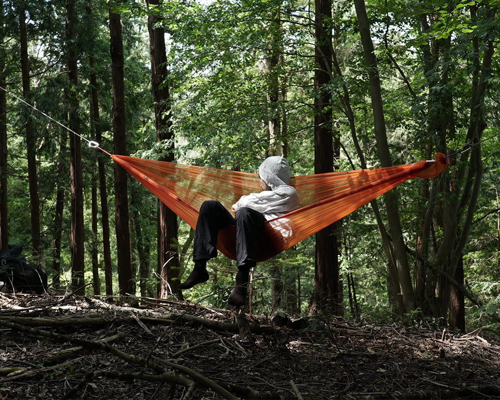 JINDAIJI MOUNTAIN WORKS × Moonlightgear / Cloud Mesh Hammock 軽Edition