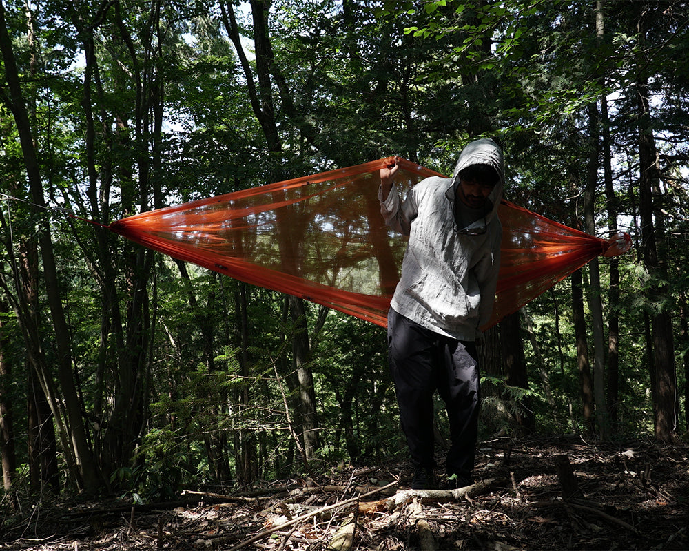 JINDAIJI MOUNTAIN WORKS × Moonlightgear / Cloud Mesh Hammock 軽Edition
