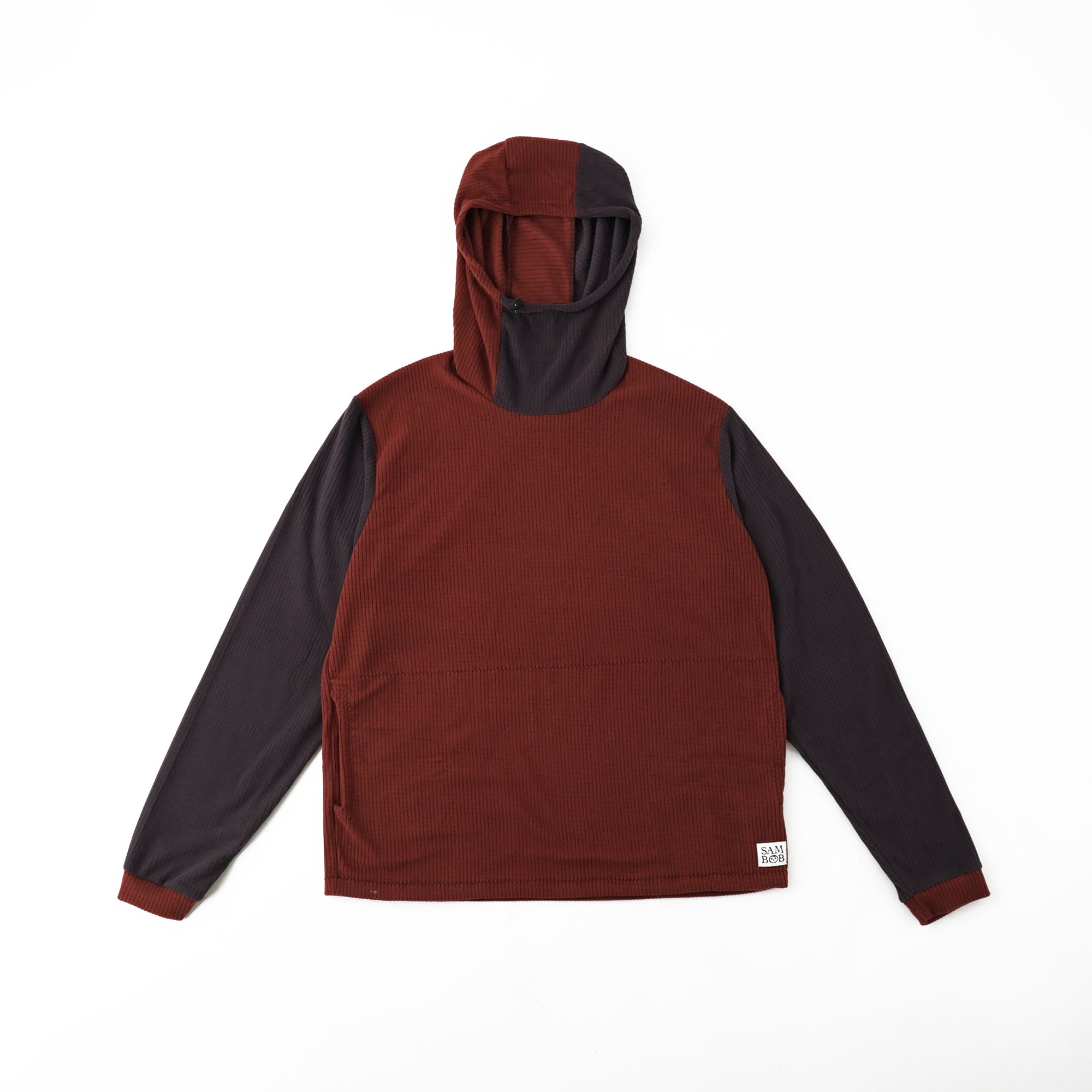 Sambob Microgrid Hoodie - midnight purple / サンボブ マイクログリッドフーディ ミッドナイトパープル