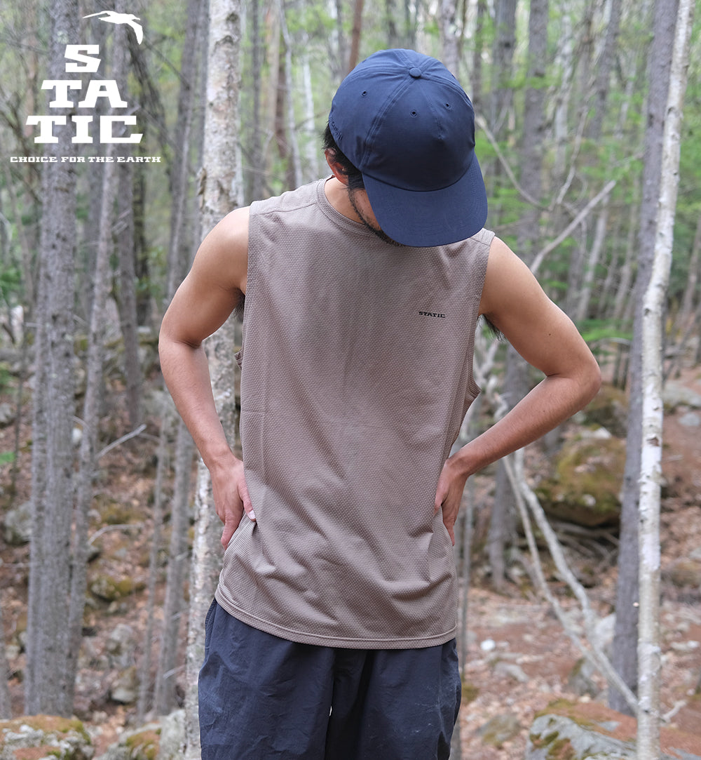 STATIC HIVE SLEEVELESS SHIRTS / スタティック ハイブスリーブレスシャツ