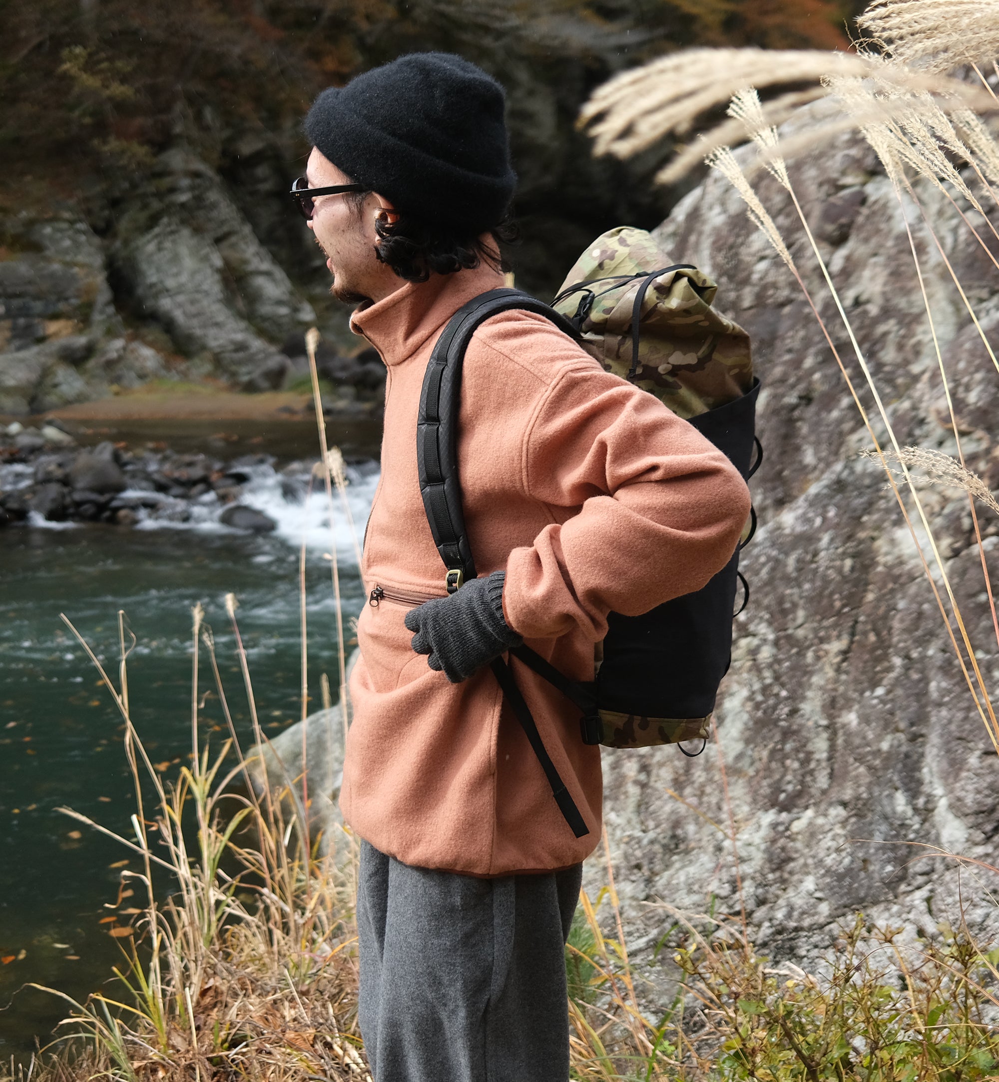 AXESQUIN × Moonlightgear  WOOL FLEECE PULLOVER 軽Edition