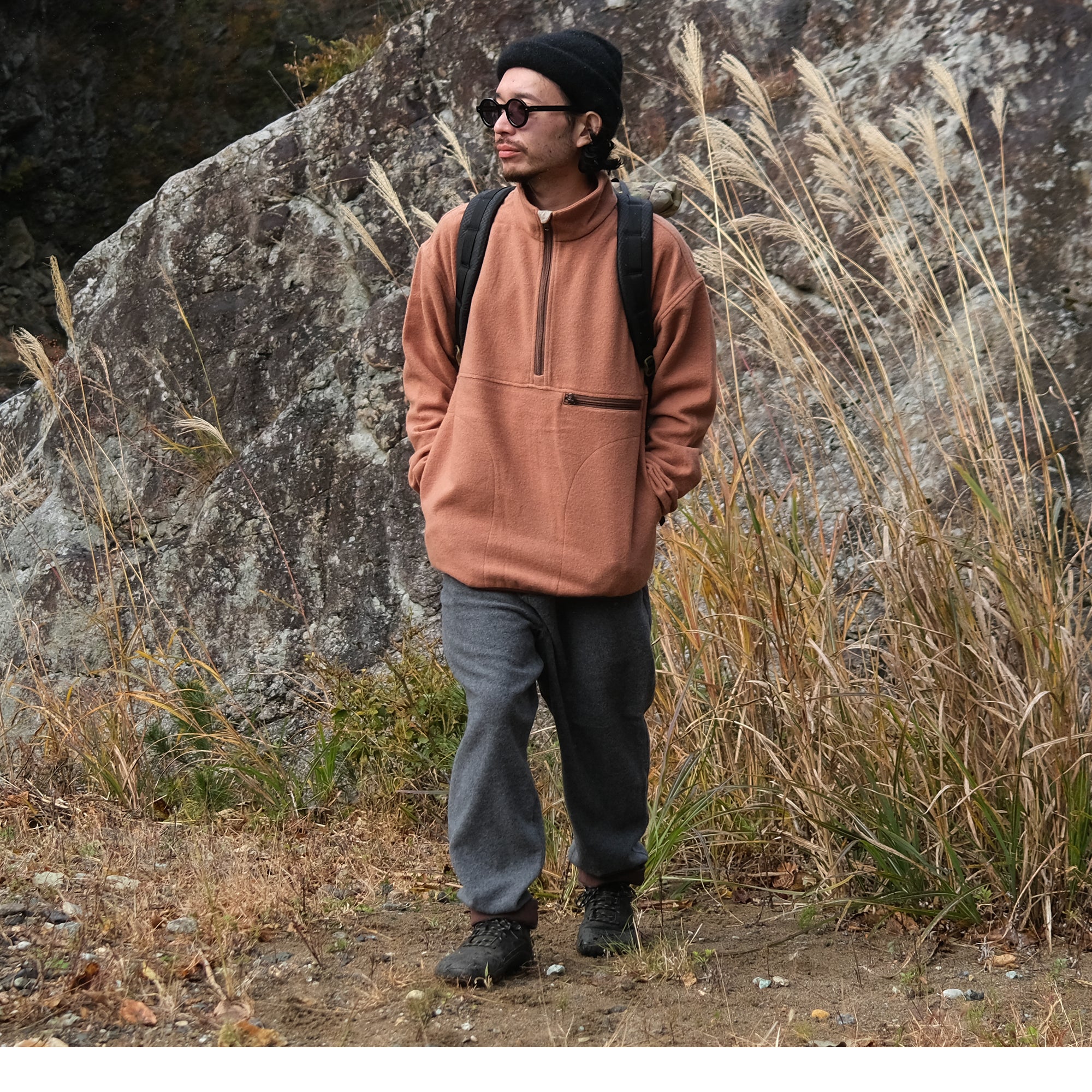 ▲モデル身長 165cm 体重51kg S/Mサイズ着用