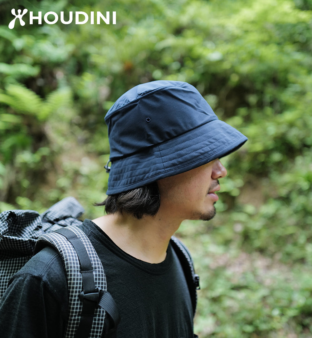 未使用 フーディニ HOUDINI Bucket List Hat バケット リスト ハット M/L True Black トラベル 旅行 デイリー アウトドア HOUDINI Bucket List hat / フーディニ バケット リスト ハット