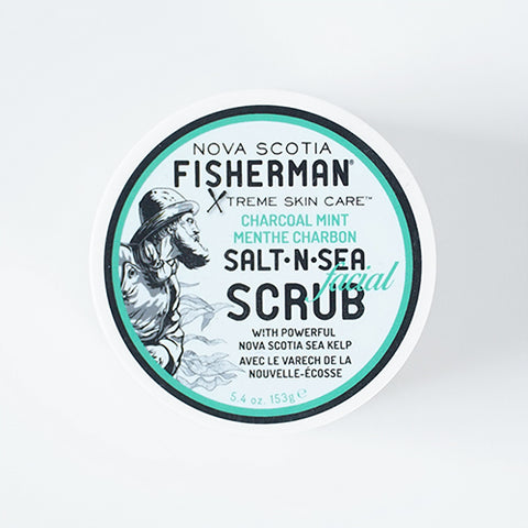 NOVA SCOTIA FISHERMAN  SALT-N-SEA FACIAL SCRUB CHARCOAL MINT / ノバスコシアフィッシャーマン フェイススクラブ チャコールミント