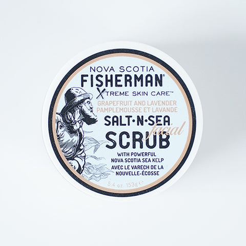 NOVA SCOTIA FISHERMAN  SALT-N-SEA FACIAL SCRUB GRAPEFRUIT & LAVENDER / ノバスコシアフィッシャーマン フェイススクラブ グレープフルーツ＆ラベンダー