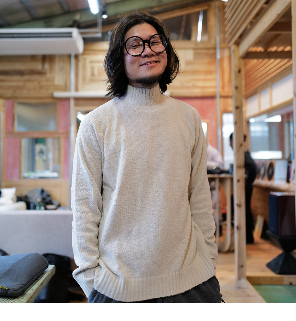 ▲モデル身長174cm 体重64kg Lサイズ着用