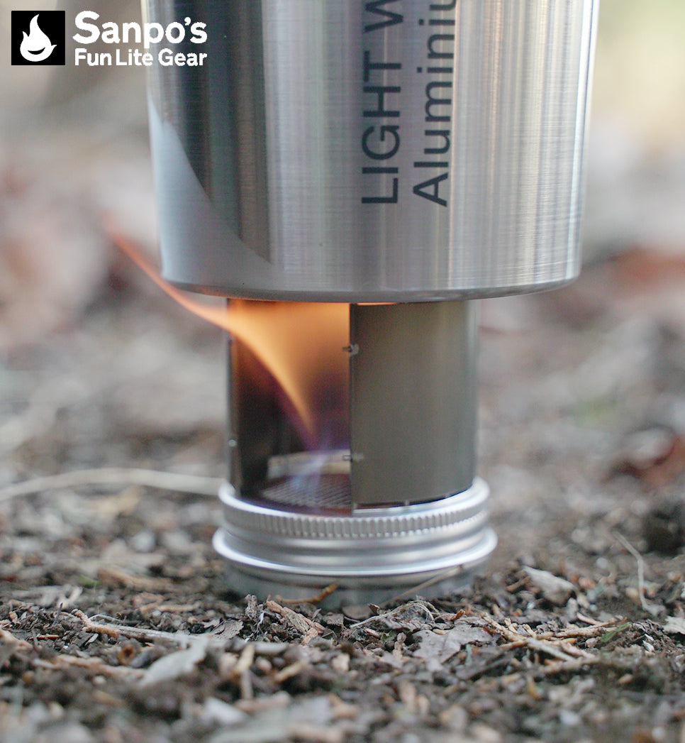 バーベキュー・調理用品 Sanpo's Fun Lite Gear / sanpo CF stove Sanpos' Fun Lite Gear Creep stove / サンポズファンライトギア