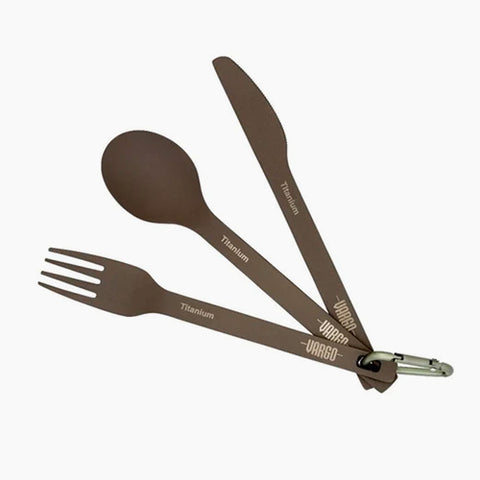 VARGO Titanium Cutlery Set / バーゴ チタニウムカトラリーセット