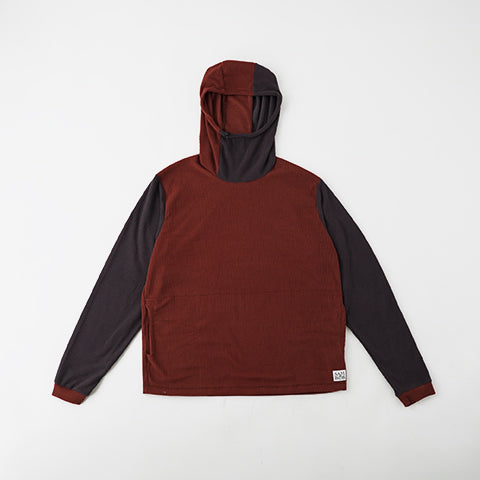 Sambob Microgrid Hoodie - midnight purple / サンボブ マイクログリッドフーディ ミッドナイトパープル
