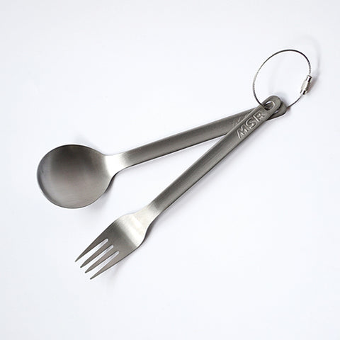 MSR Titan Fork & Spoon / エムエスアール チタンフォーク&スプーン