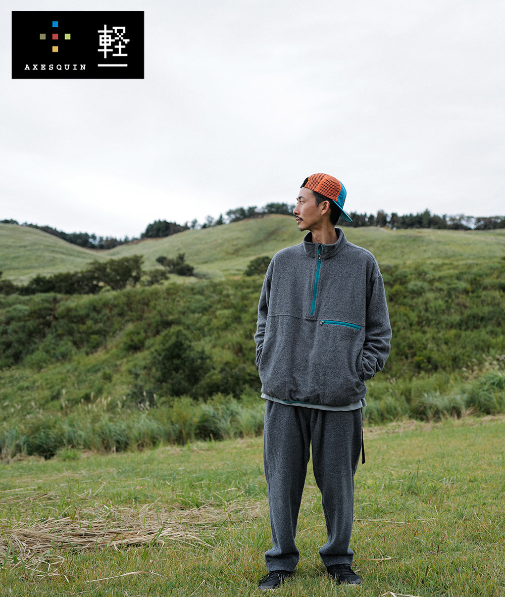 AXESQUIN × Moonlightgear  WOOL FLEECE PULLOVER 軽Edition