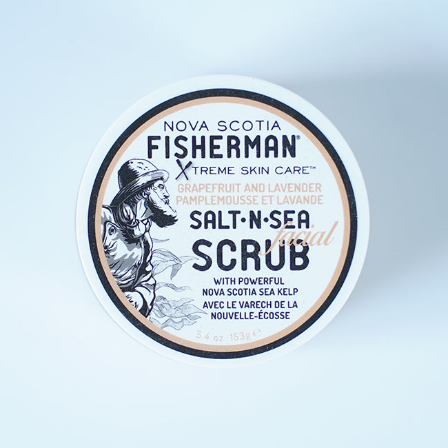 NOVA SCOTIA FISHERMAN  SALT-N-SEA FACIAL SCRUB GRAPEFRUIT & LAVENDER / ノバスコシアフィッシャーマン フェイススクラブ グレープフルーツ＆ラベンダー