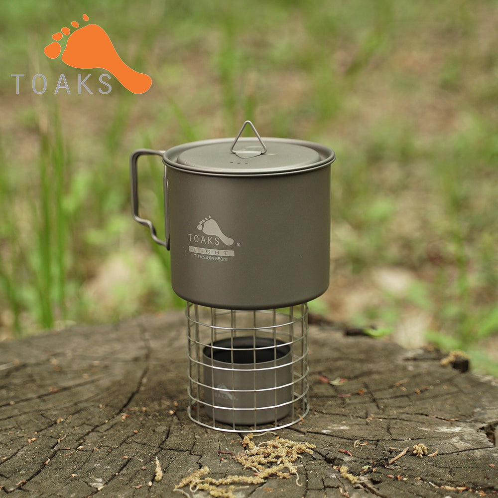 TOAKS Light Titanium Pot 550ml / トークス ライトチタニウムポット 550ml