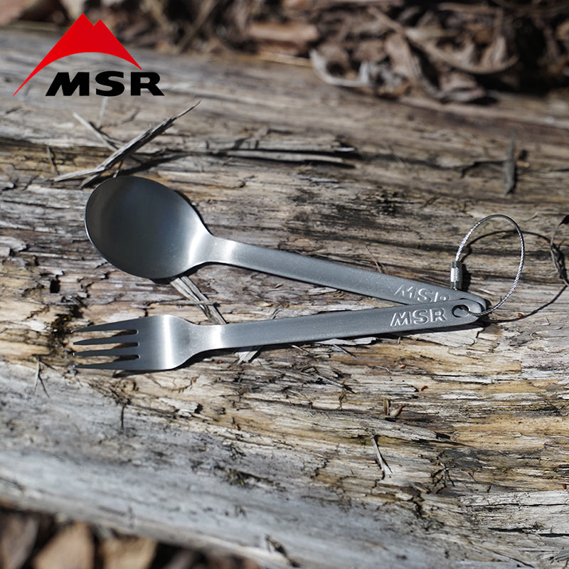 MSR Titan Fork & Spoon / エムエスアール チタンフォーク&スプーン