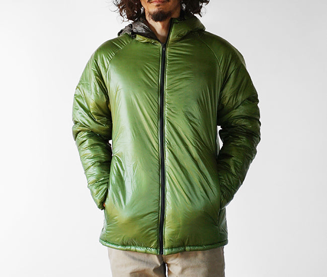 MENs S  エンライテンドイクイップメント トリッド エイペックス ジャケット Torrid APEX Jacket ウルトラライト インサレーション フーディ Enlightened Equipment Forest グリーン系