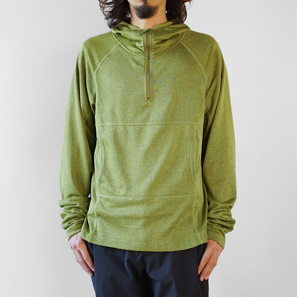 PALANTE grid fleece hoody