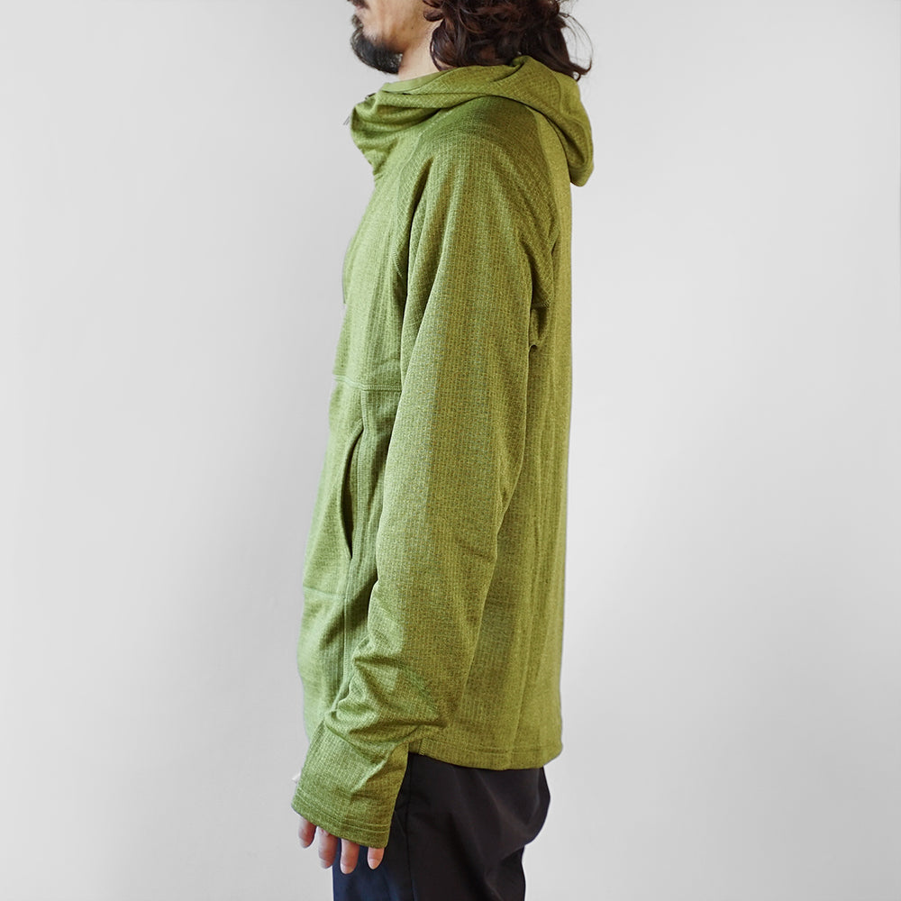 PA'LANTE grid fleece hoody / パランテ グリッドフリースフーディ