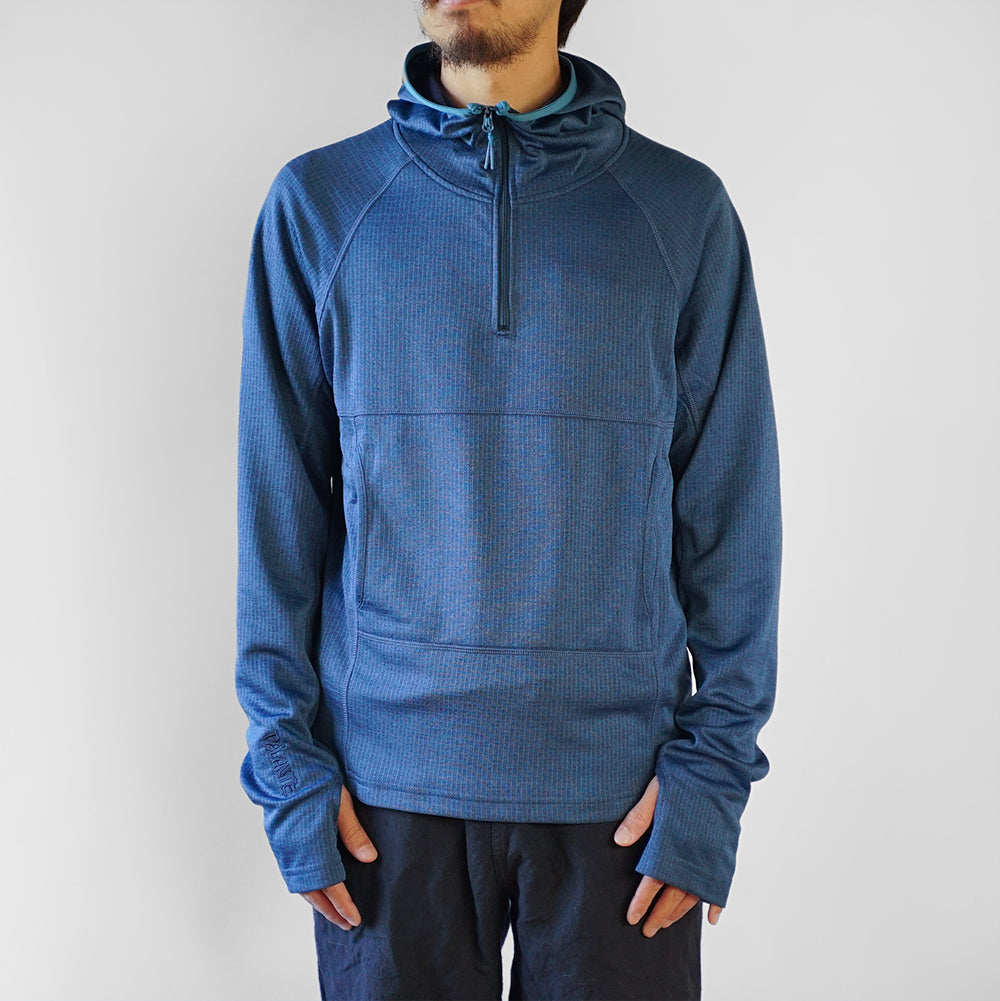 Palante grid fleece hoodie フリース パーカーulウルトラライト