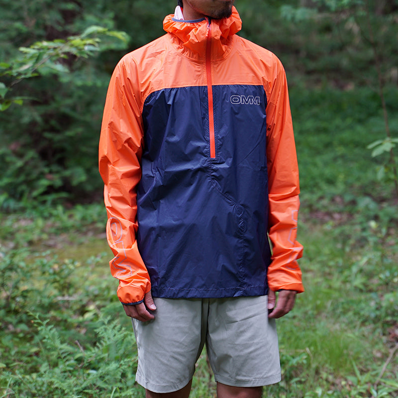 新品未使用OMM Halo Smock Jacket青Lトレランマラソン野球登山-