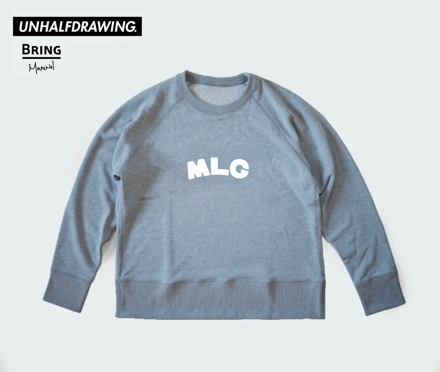 UNHALFDRAWING × MLG Sweat Long Sleeve (Small logo)