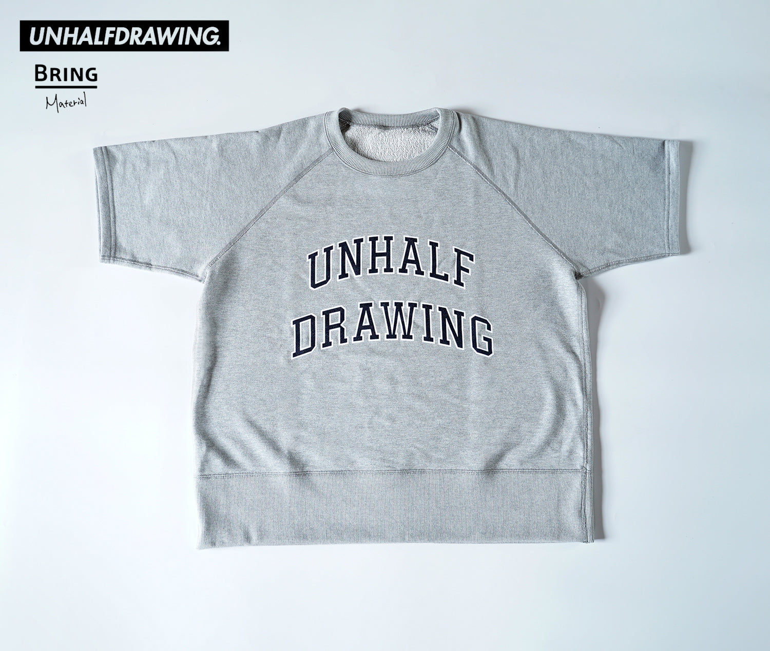 UNHALFDRAWING  Sweat Half Sleeve (U.D logo)